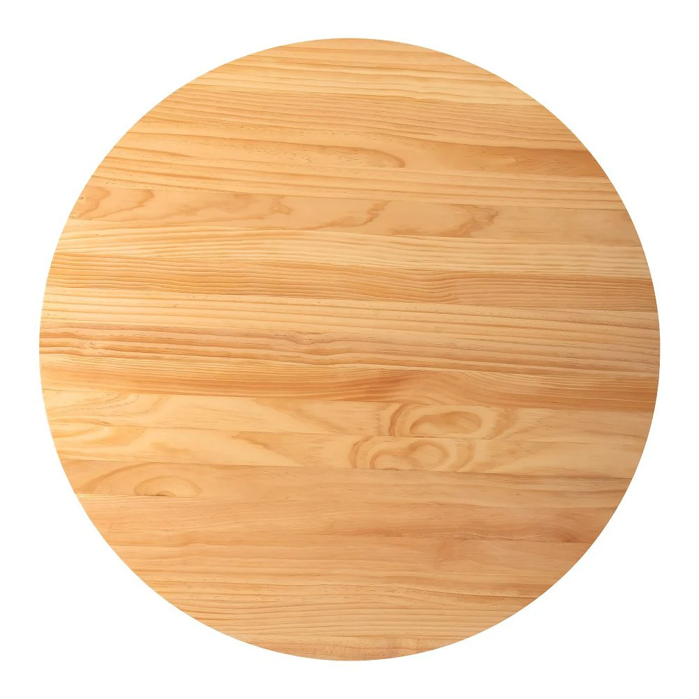 Palmer Sleek Silhouette Dining Table - Natural Wood - Image 4