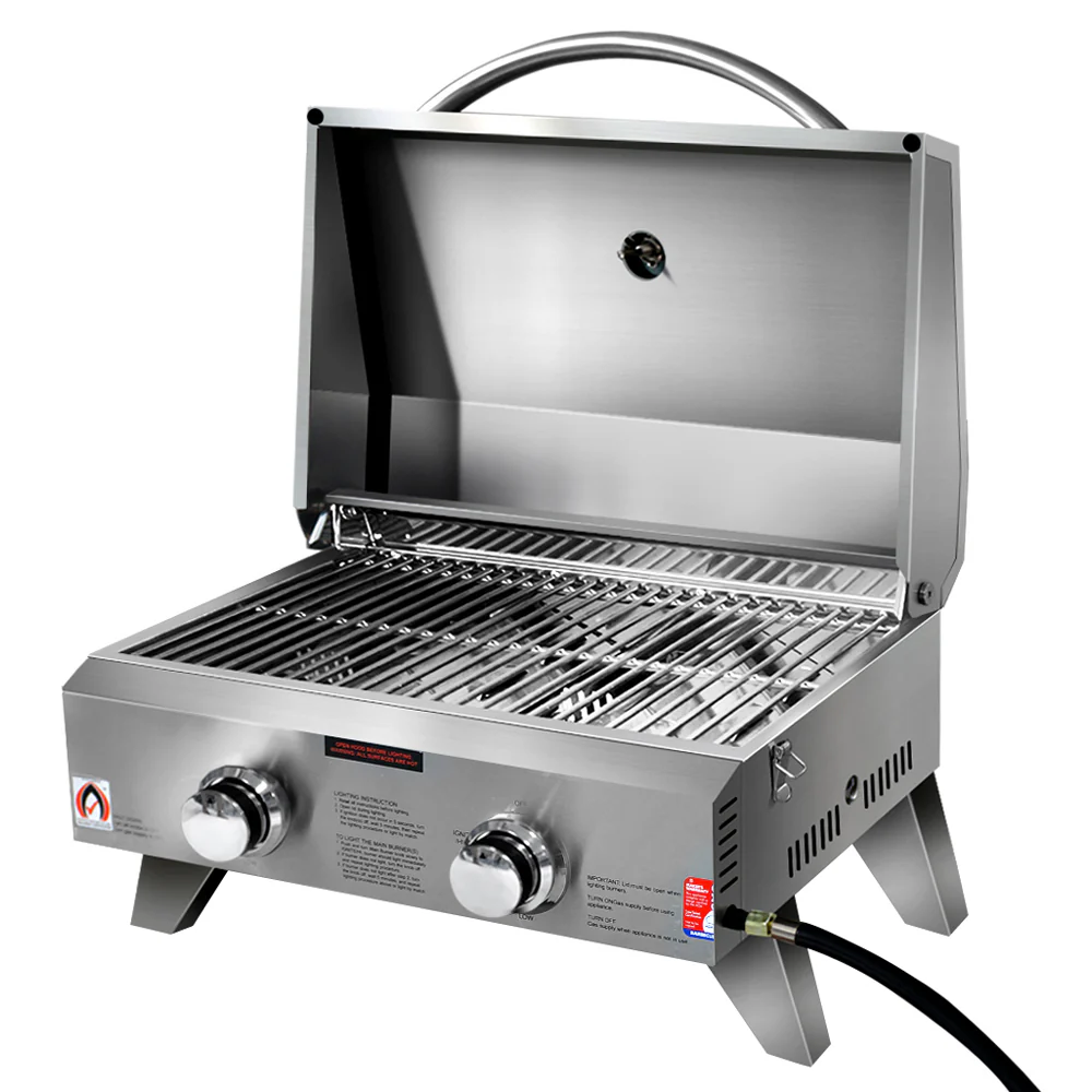 Portable Gas BBQ Grill 2 Burners - Image 8