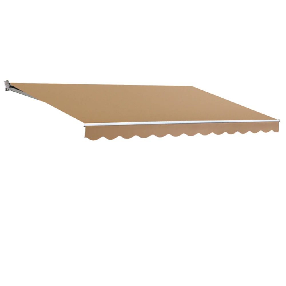 Retractable Folding Arm Awning Manual Sunshade 4Mx3M Beige - Image 7