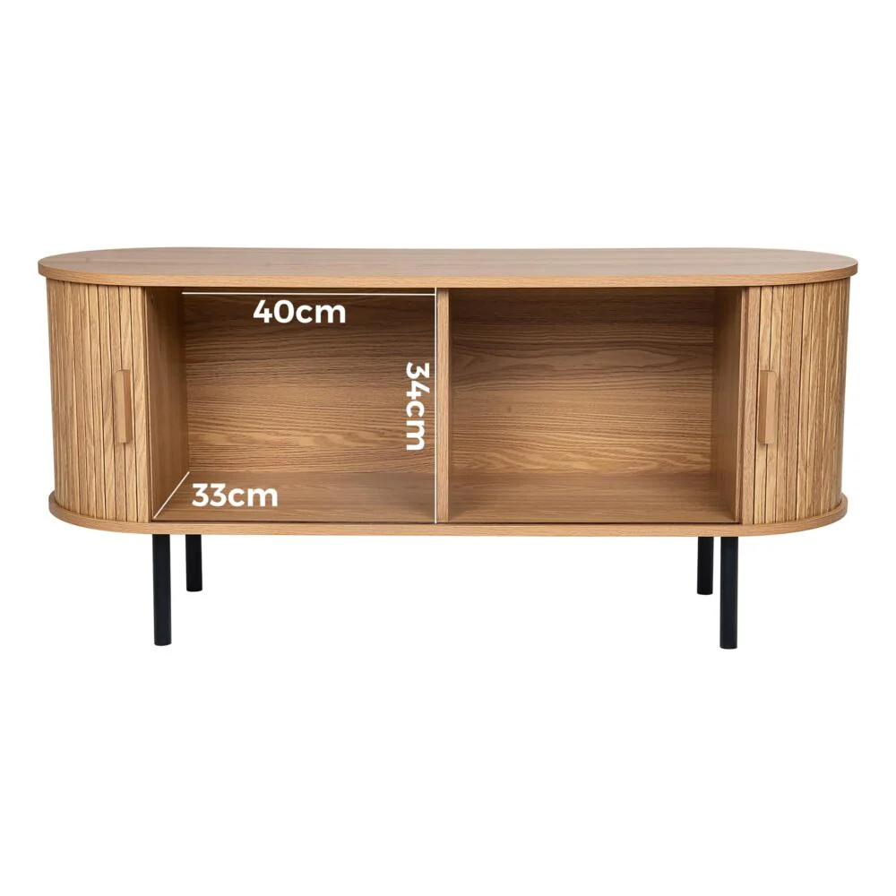 Ripple Sideboard with Sliding Doors — Earthy Elegance Redefined - Image 10