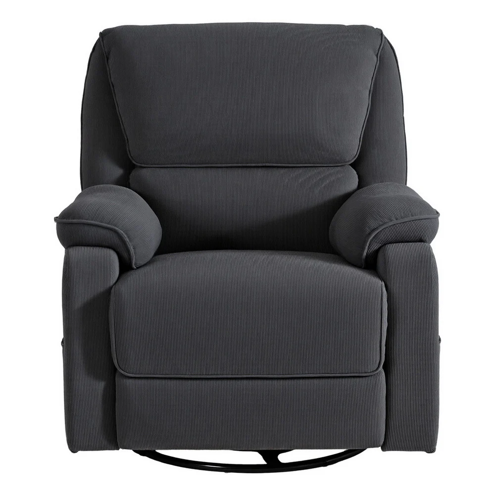 Rocking Recliner Chair 360 Swivel Massage Heated Reclining Chairs - Image 3