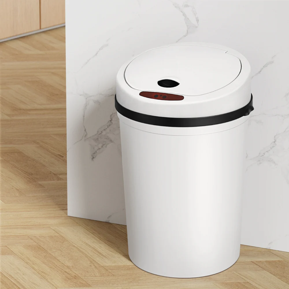 Sensor Bin Motion Rubbish Bins Kitchen Automatic Trash Can White 9L - Image 7