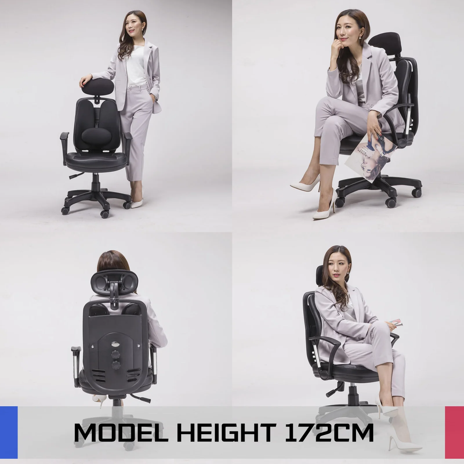 Seoul Ergonomic Office Chair - Black - Image 4