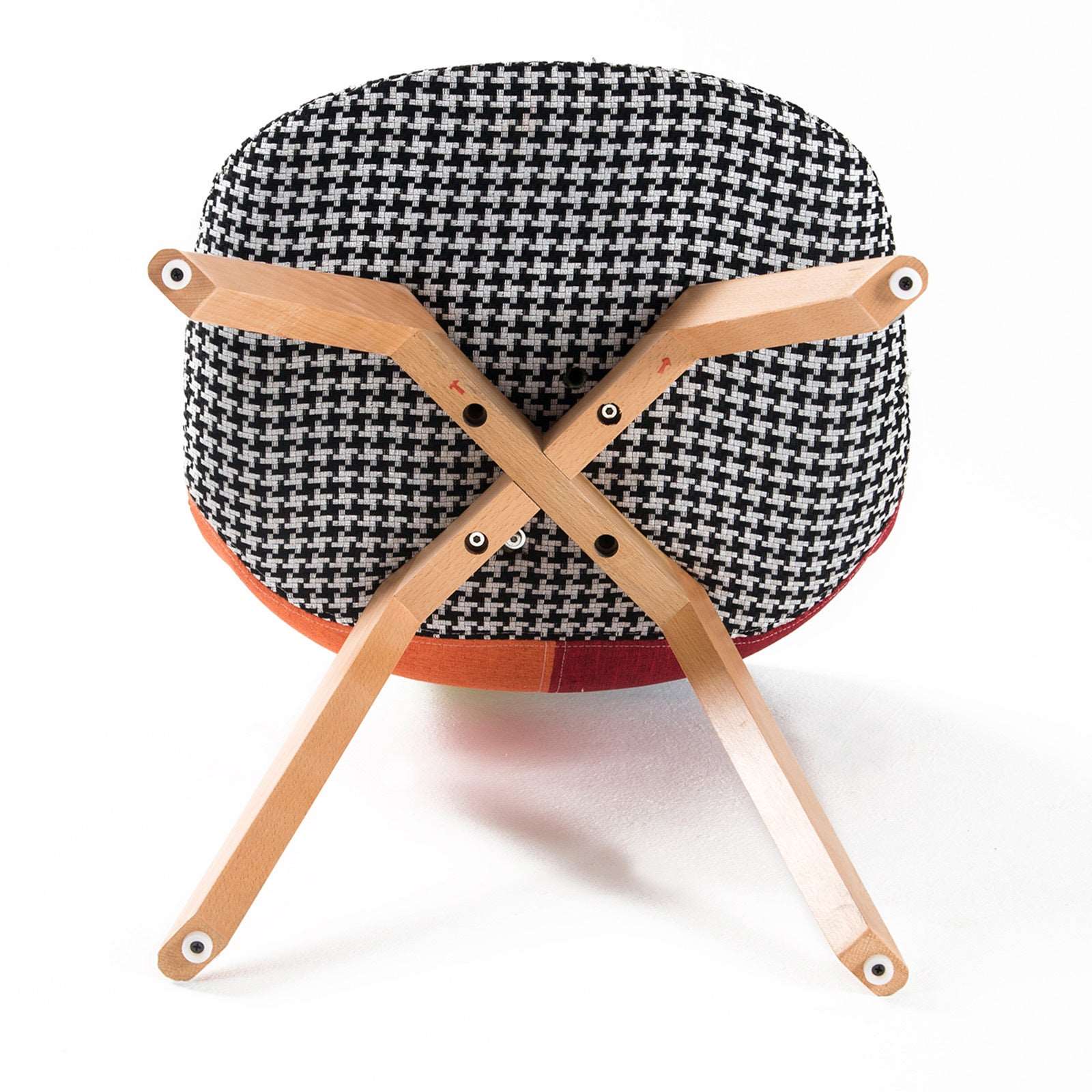 Set of 2 Helena Retro Dining Chairs - Multicolour - Image 6