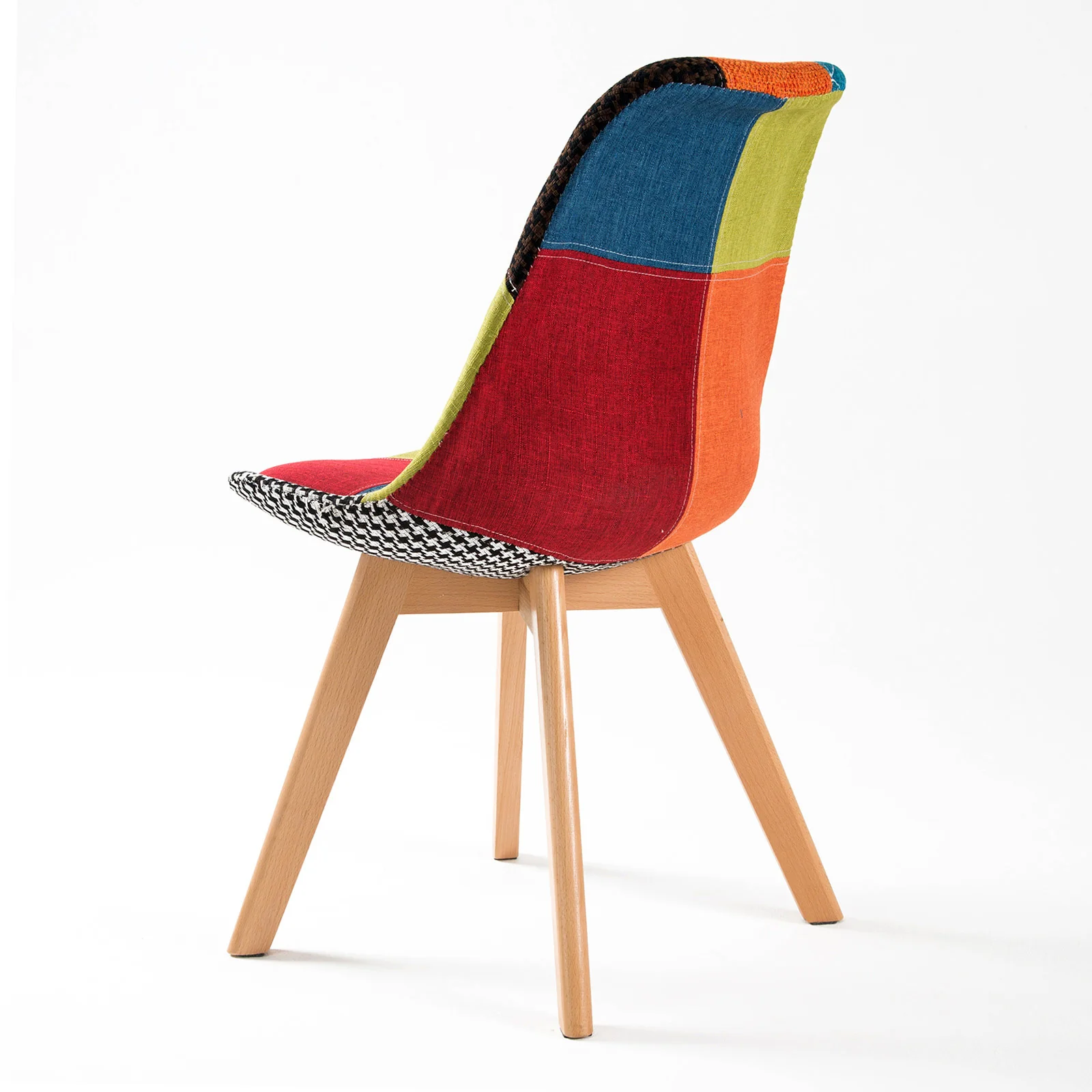 Set of 2 Helena Retro Dining Chairs - Multicolour - Image 9