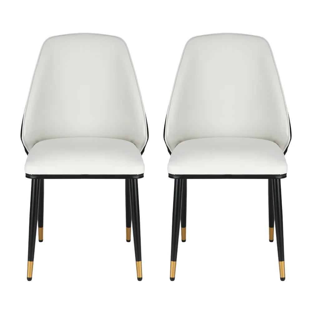 Set of 2 Johann High Back Dining Chairs - Image 3