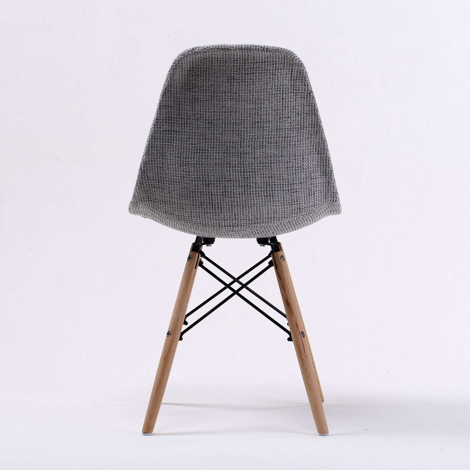 Set of 2 Sylvie Retro DSW Dining Chairs - Grey - Image 8