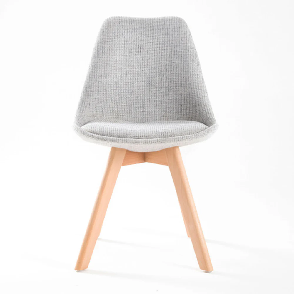 Set of 4 Helena Retro Dining Chairs - Grey - Image 8