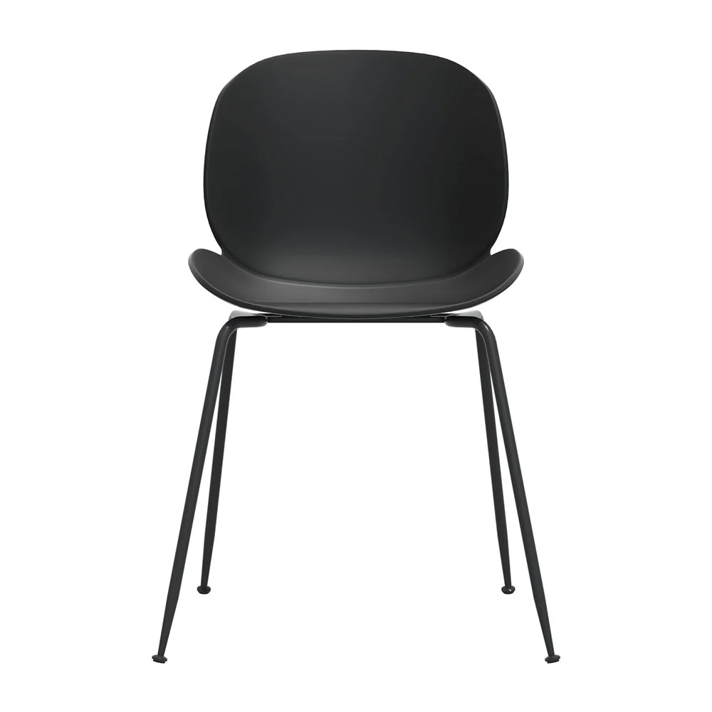 Set of 4 Outdoor Dining Chairs Black - Image 3