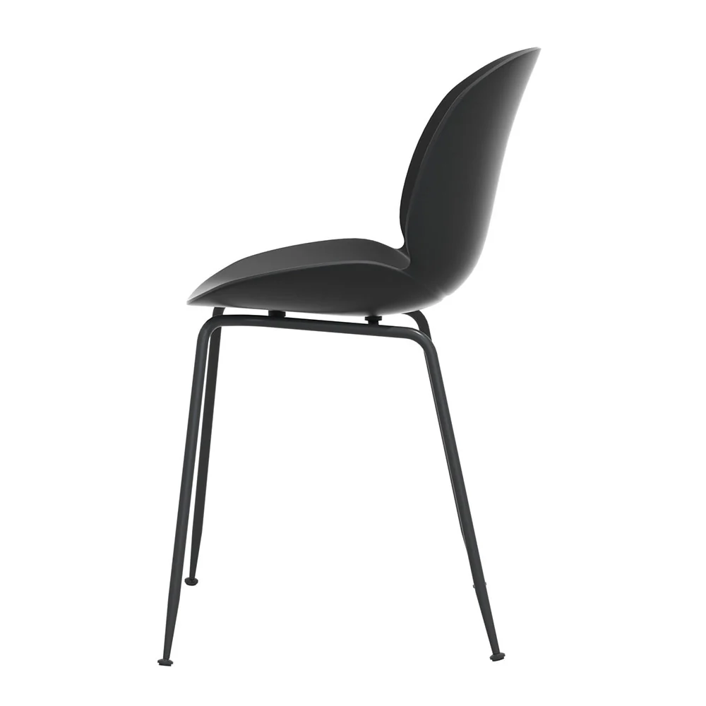 Set of 4 Outdoor Dining Chairs Black - Image 4