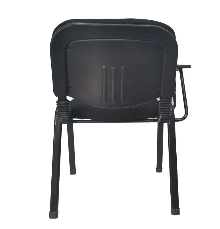 Set of 6 Classroom Lecture Training Chairs with Tabletop - Black - Image 6