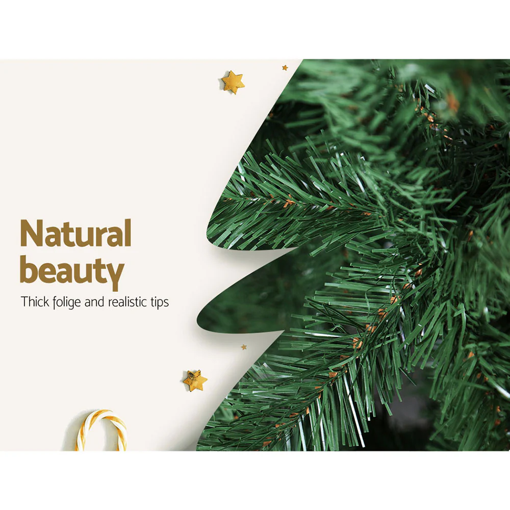 6FT / 1.8M Green Christmas Tree – 800 Tips – Sparse Design - Image 6