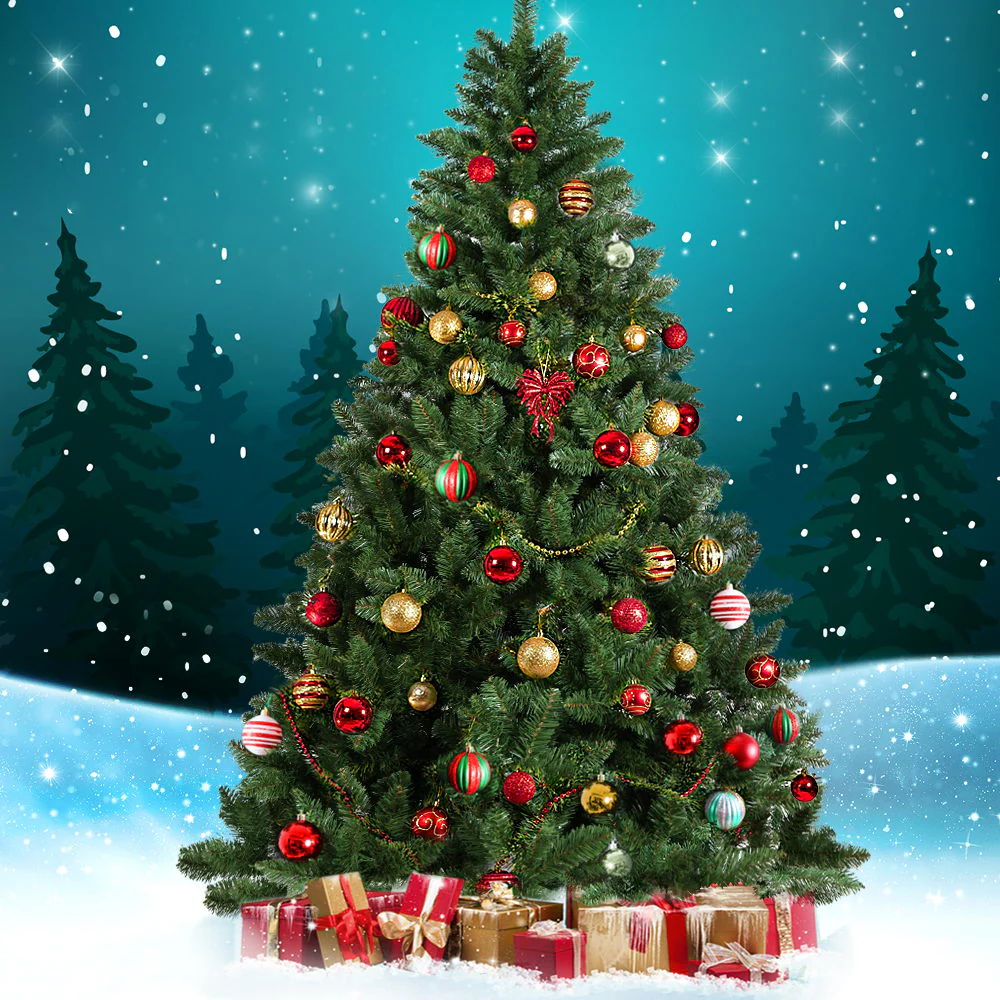 6FT / 1.8M Green Christmas Tree – 800 Tips – Sparse Design - Image 7