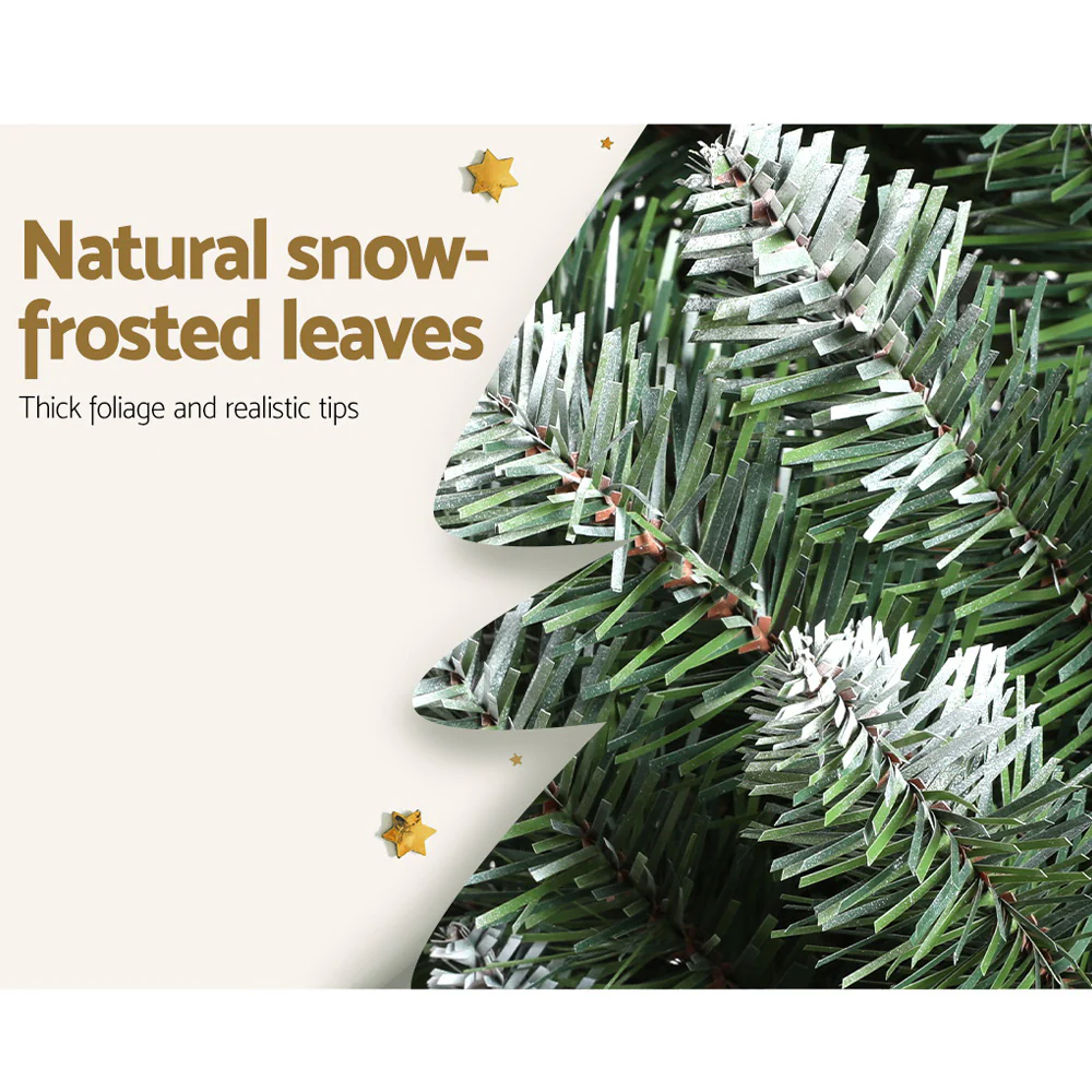 6FT / 1.8M Slim Snow Tipped Christmas Tree – 300 Tips - Image 6