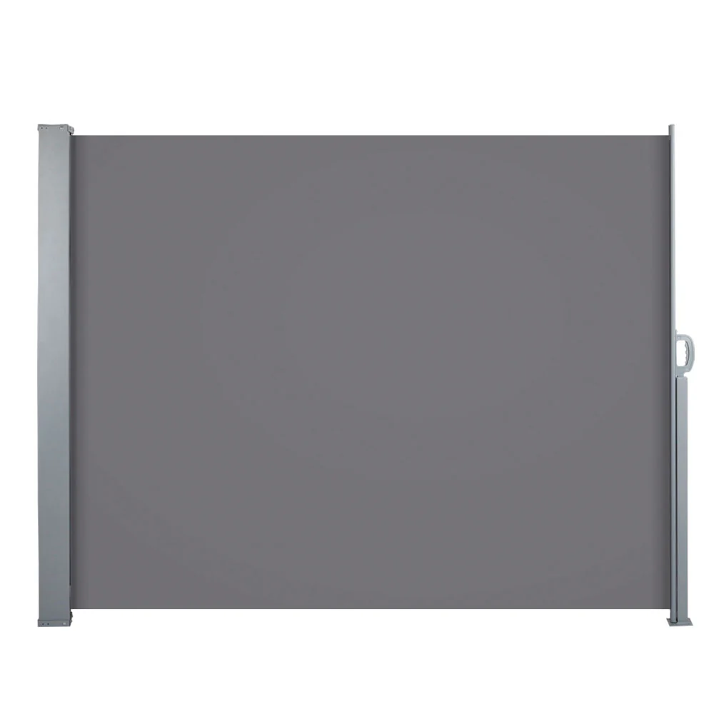 Side Awning Sun Shade Outdoor Blinds Retractable Screen 1.4X3M GR - Image 3