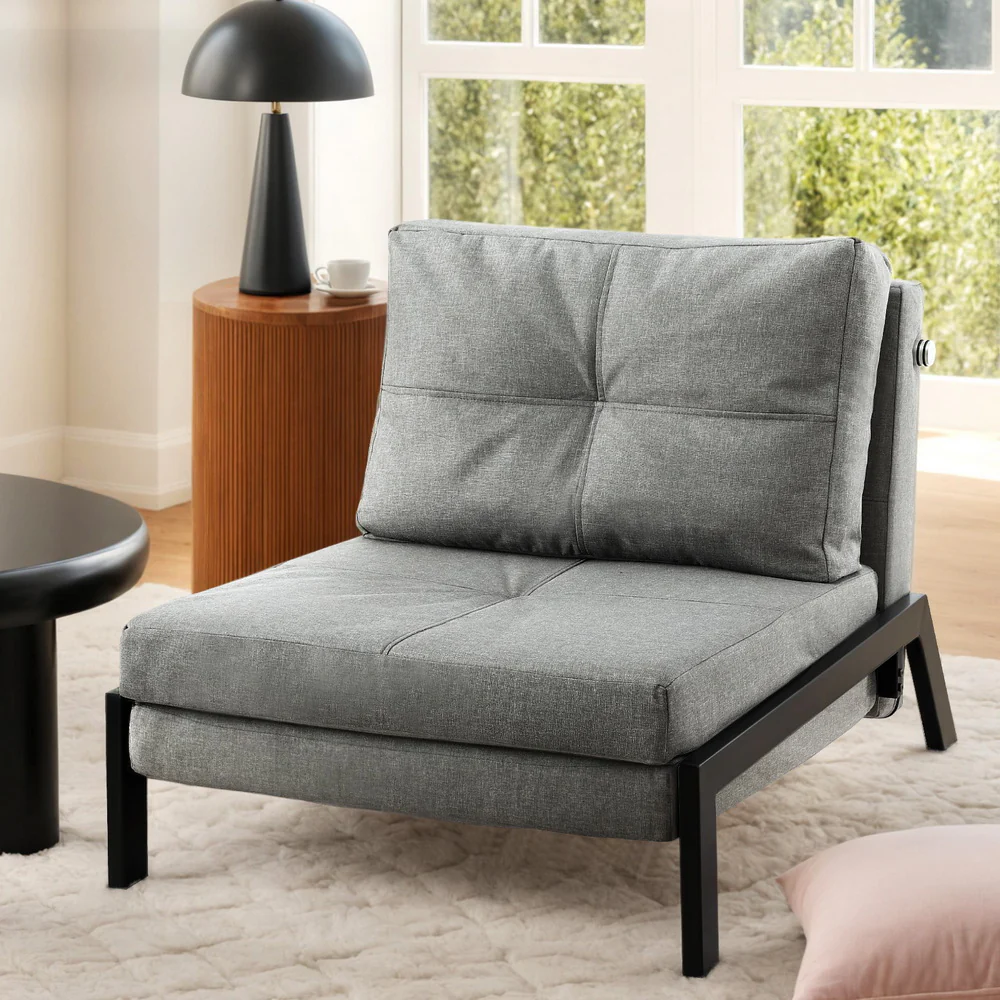 Sofa Bed Folding Convertible Couch Recliner Lounge Chair - Image 7