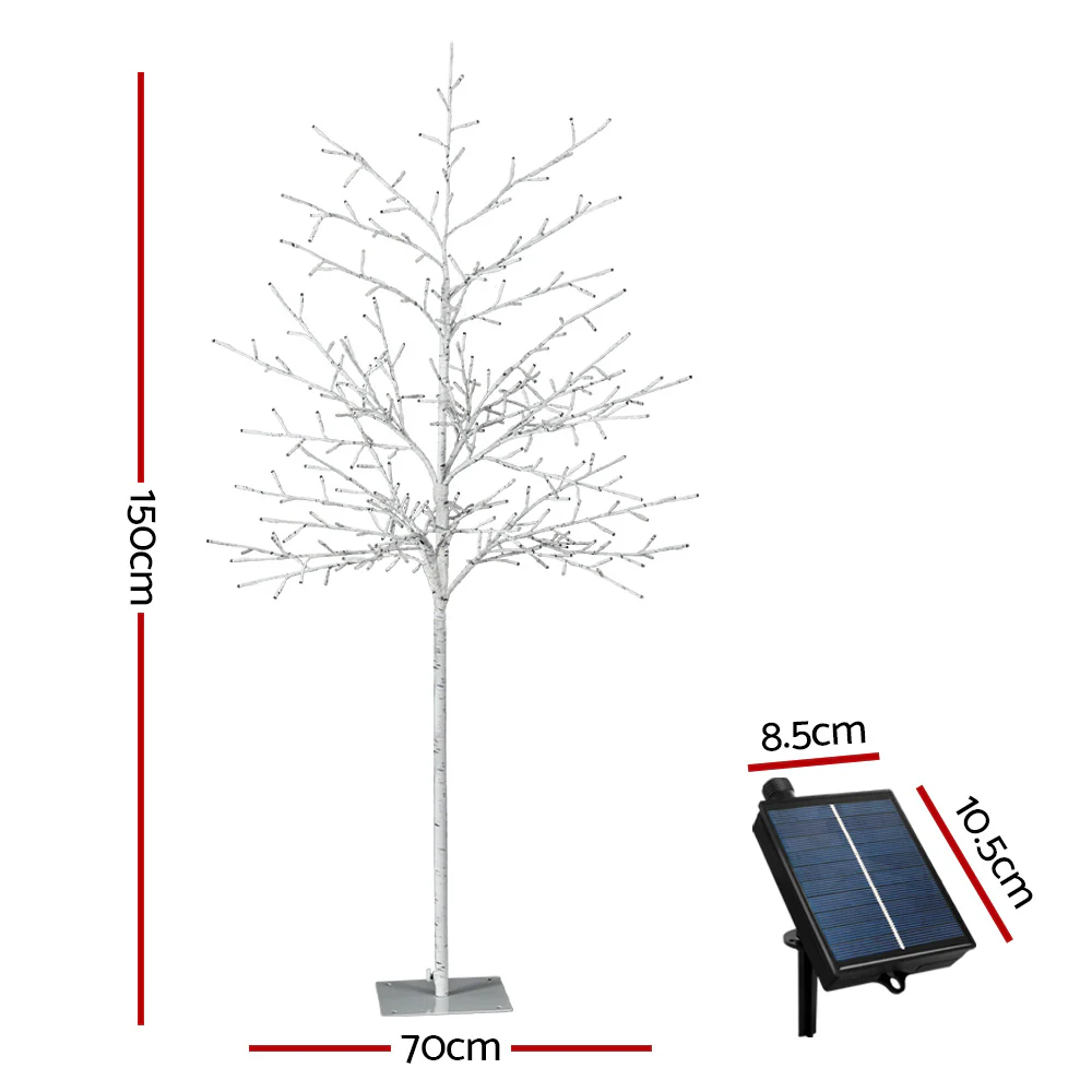 Solar Christmas Tree 1.5M Twigs 304 LED Lights Xmas Tree - Image 3