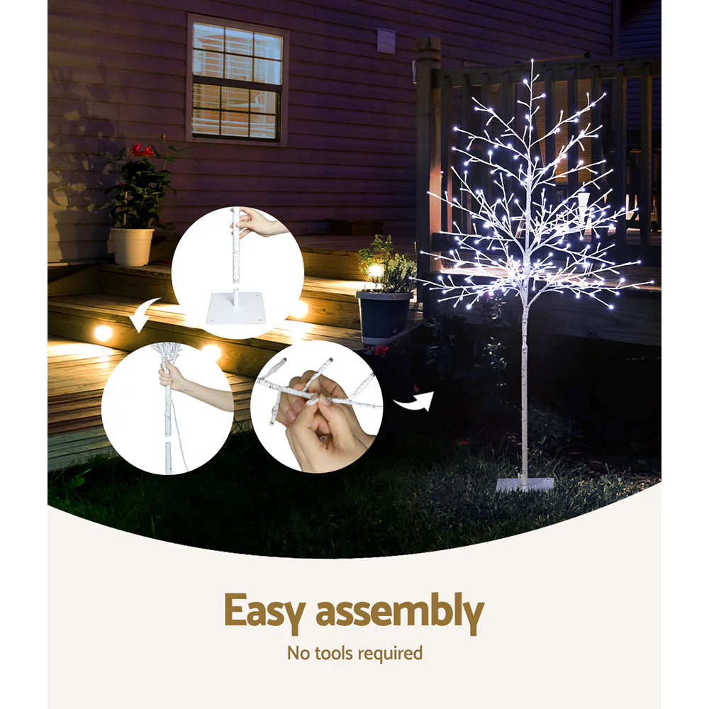 Solar Christmas Tree 1.5M Twigs 304 LED Lights Xmas Tree - Image 8