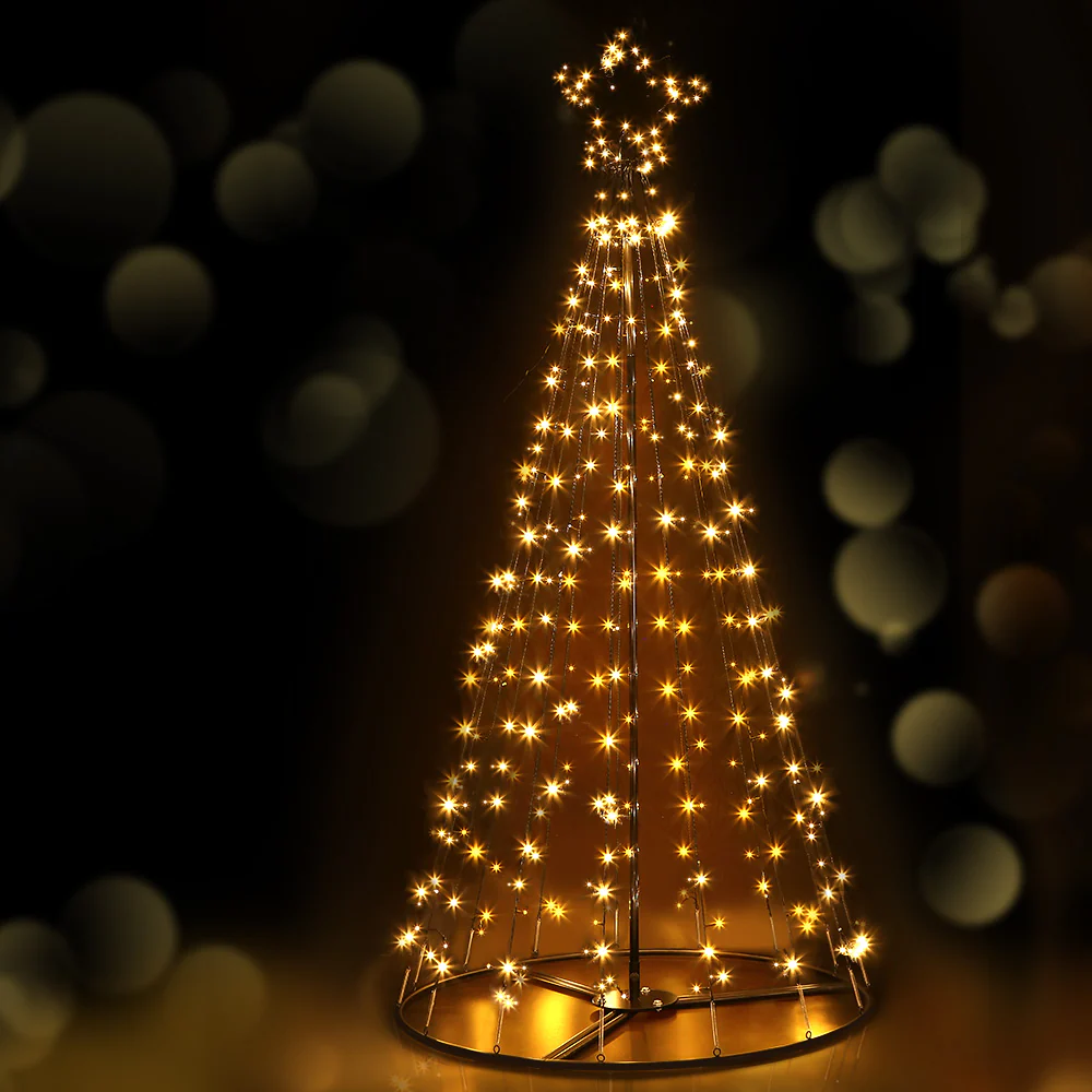 Solar Christmas Tree 2.1M Xmas Tree Decorations 8 Light Modes - Image 8
