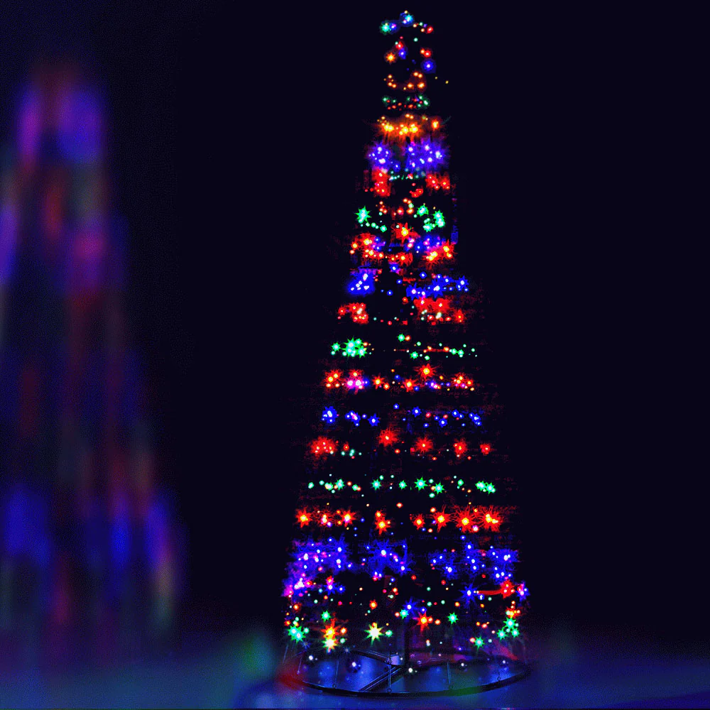 Solar Christmas Tree 3.6M 400 LED Xmas Tree Decor 8 Light Modes - Image 8