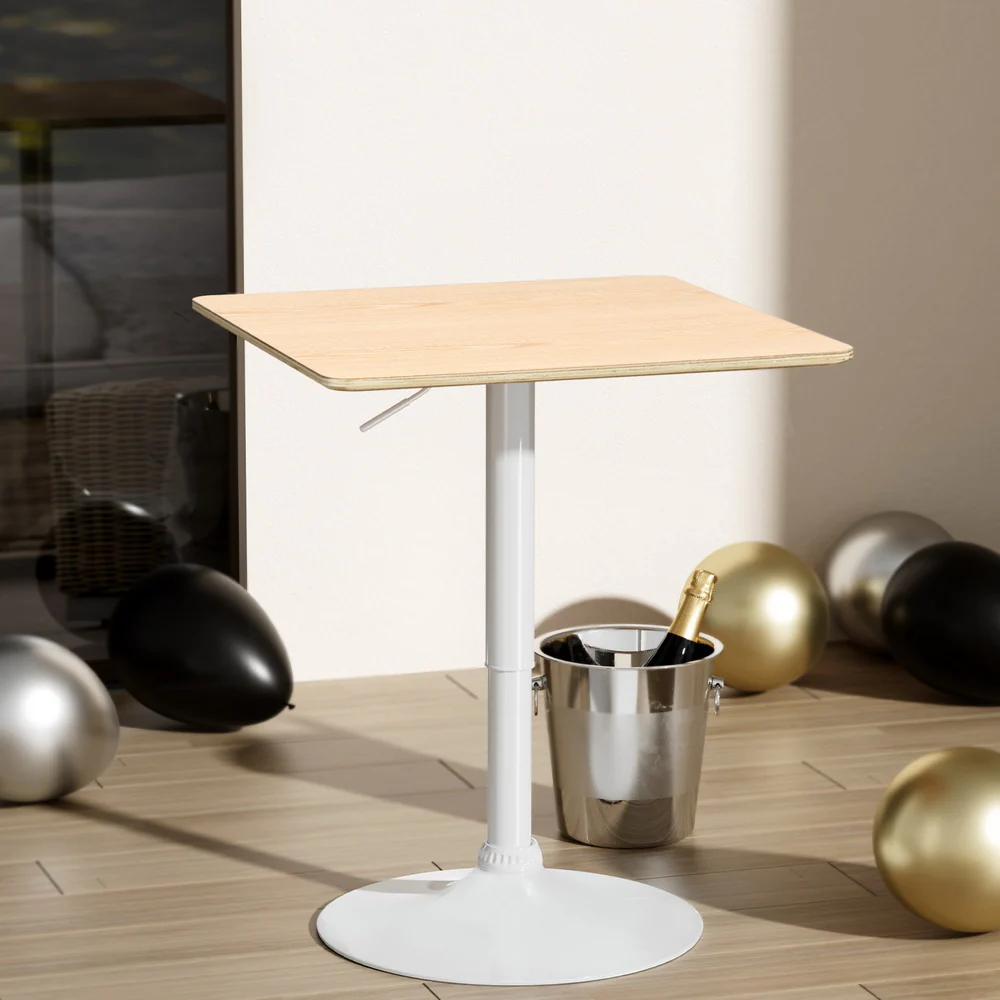 Square Bar Table with Swivel Base and Gas Lift - 60CM - Image 7