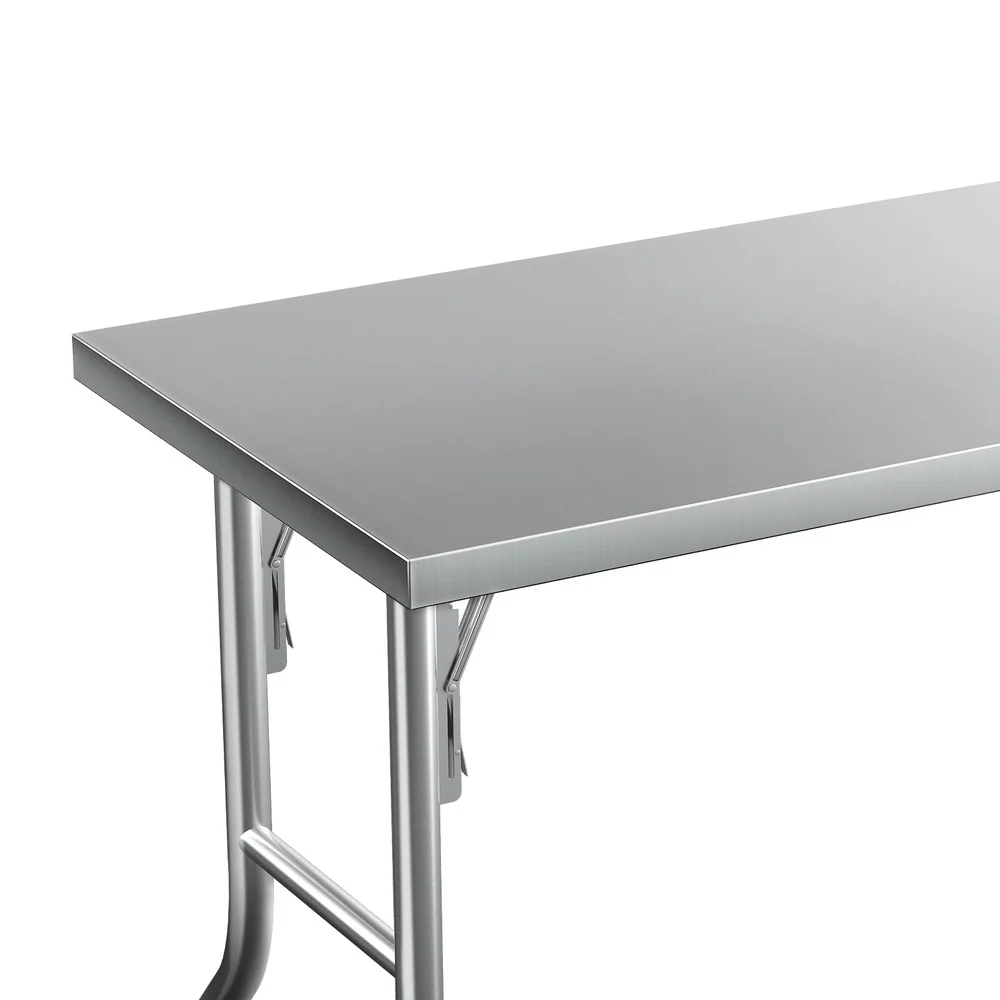 Stainless Steel Kitchen Benches Work Bench Food Foldable 430 - Image 3