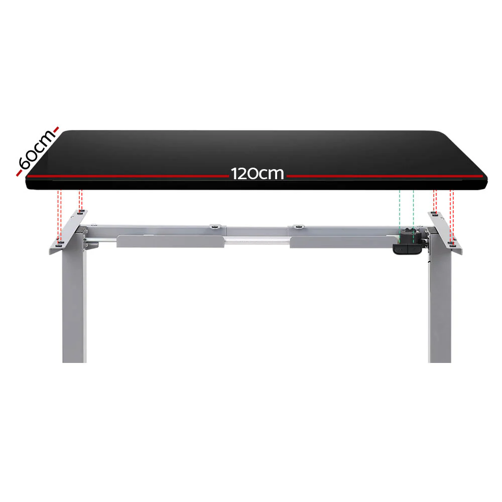 Standing Desk Motorised 120CM Black - Image 3