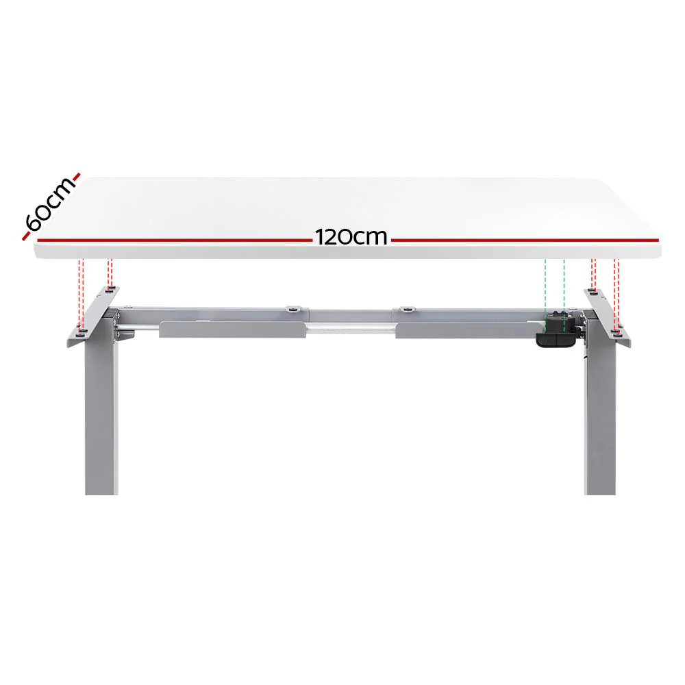 Standing Desk Motorised 120CM White - Image 3