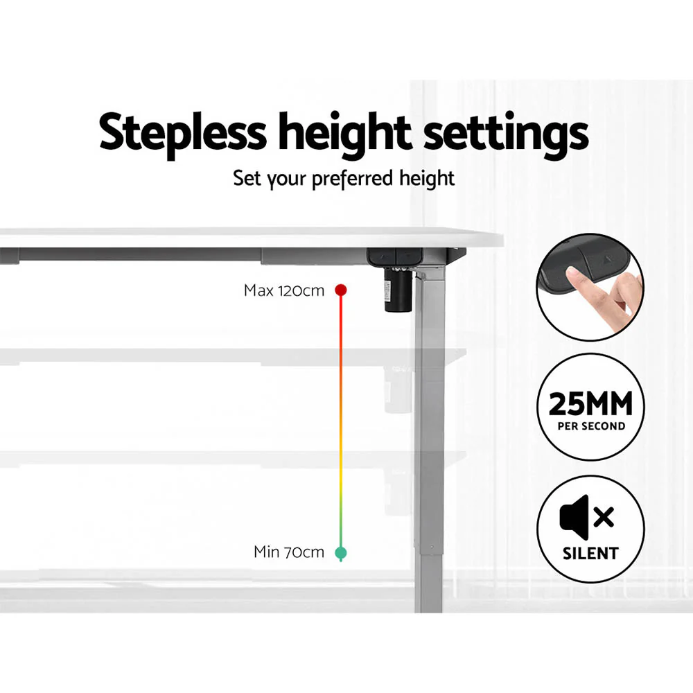 Standing Desk Motorised 120CM White - Image 4