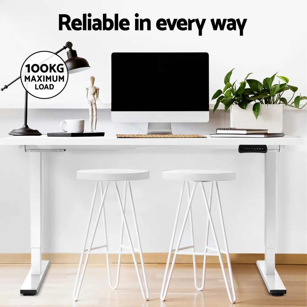 Standing Desk Motorised Dual Motor 140CM White - Image 6