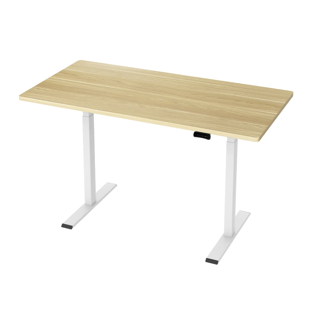Standing Desk Motorised Dual Motor 140CM White Oak - Image 7