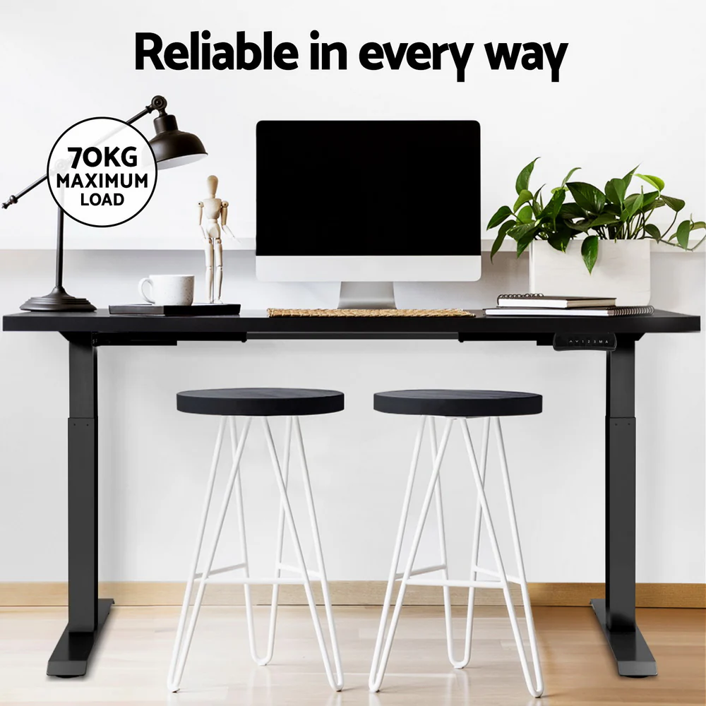 Standing Desk Motorised Dual Motor Black 140CM - Image 6