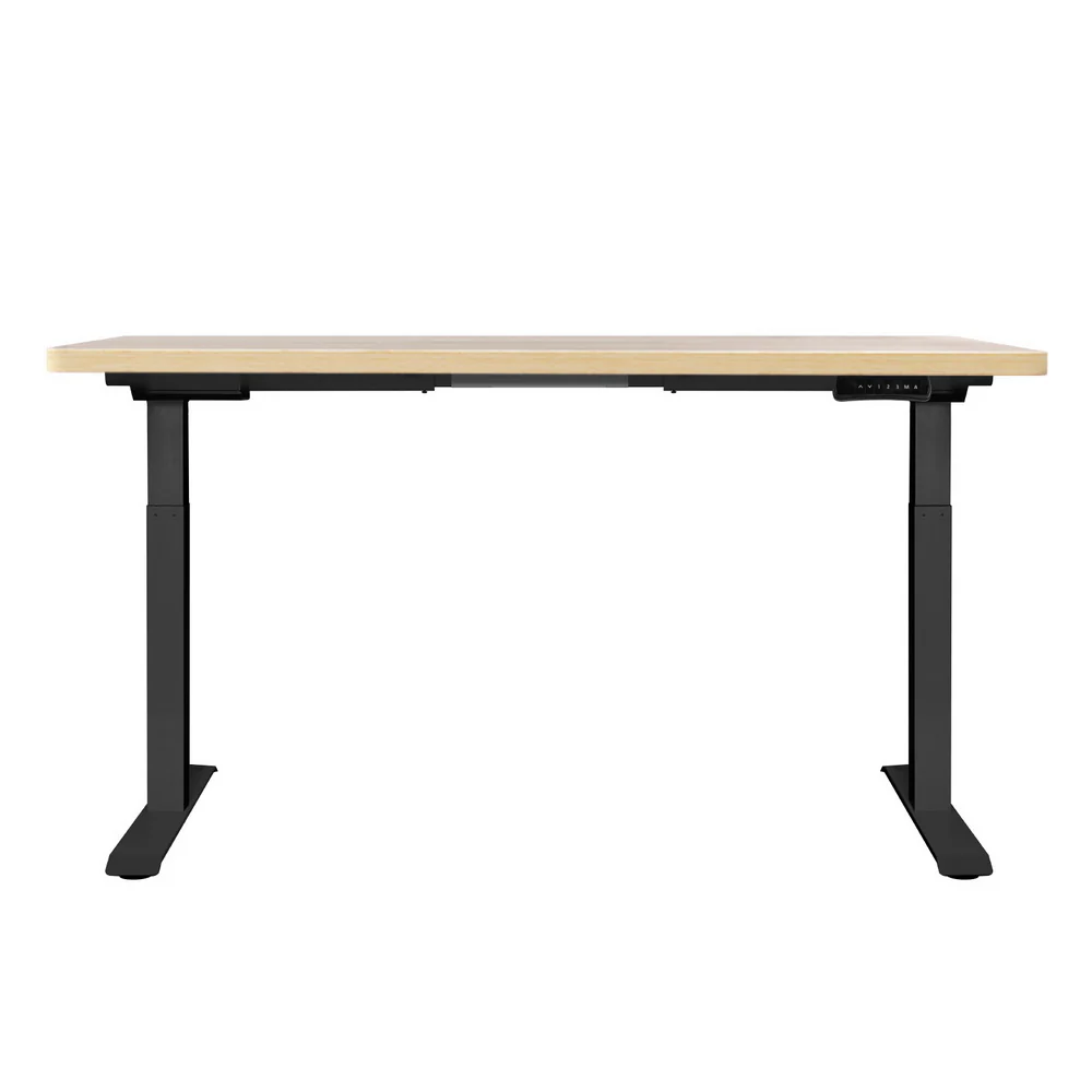 Standing Desk Motorised Dual Motor Oak 120CM - Image 3