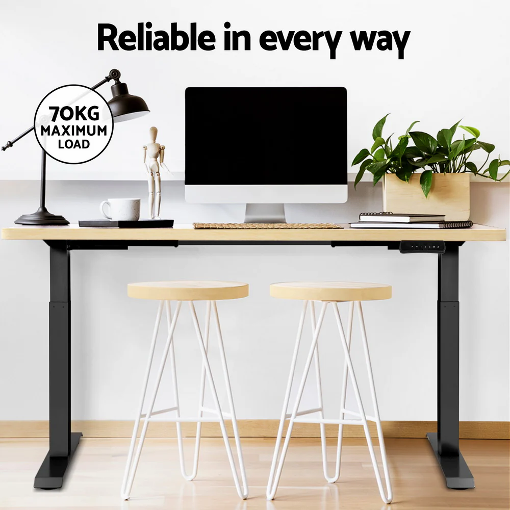 Standing Desk Motorised Dual Motor Oak 120CM - Image 6