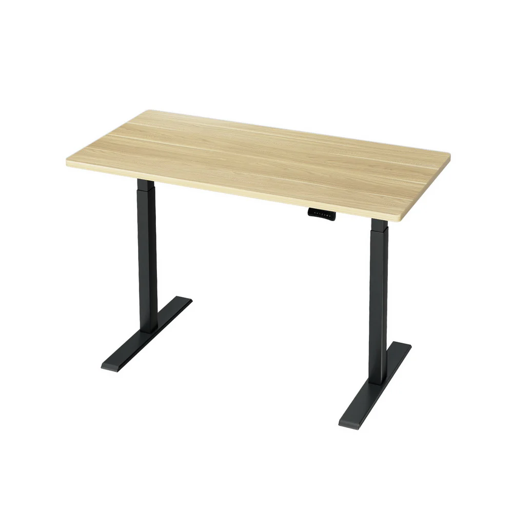 Standing Desk Motorised Dual Motor Oak 120CM - Image 7