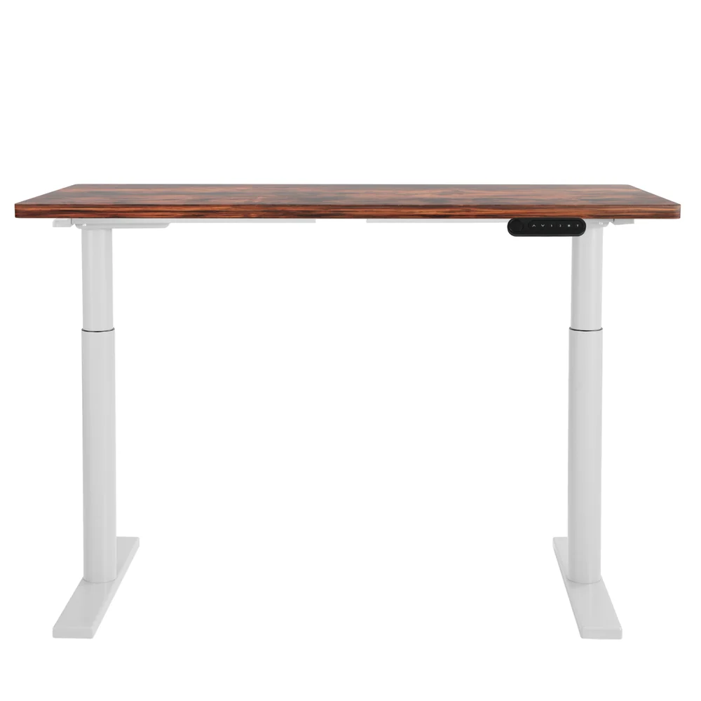 Standing Desk Motorised Electric Dual Motor 120CM Rustic Brown - Image 3