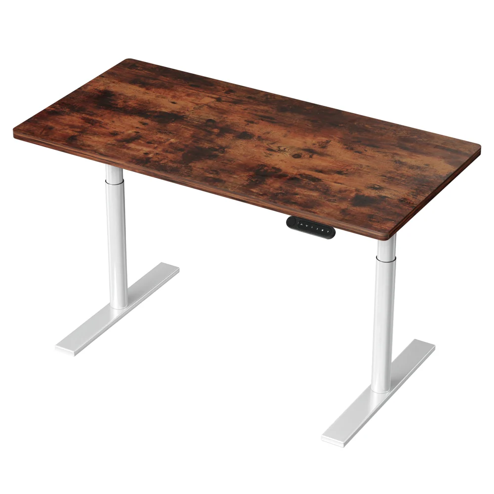 Standing Desk Motorised Electric Dual Motor 120CM Rustic Brown - Image 7