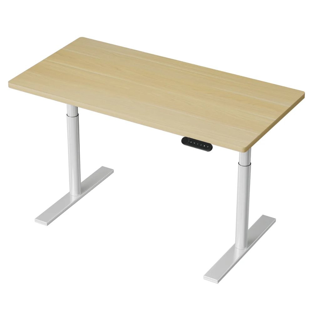 Standing Desk Motorised Electric Dual Motor 120CM White Oak - Image 7