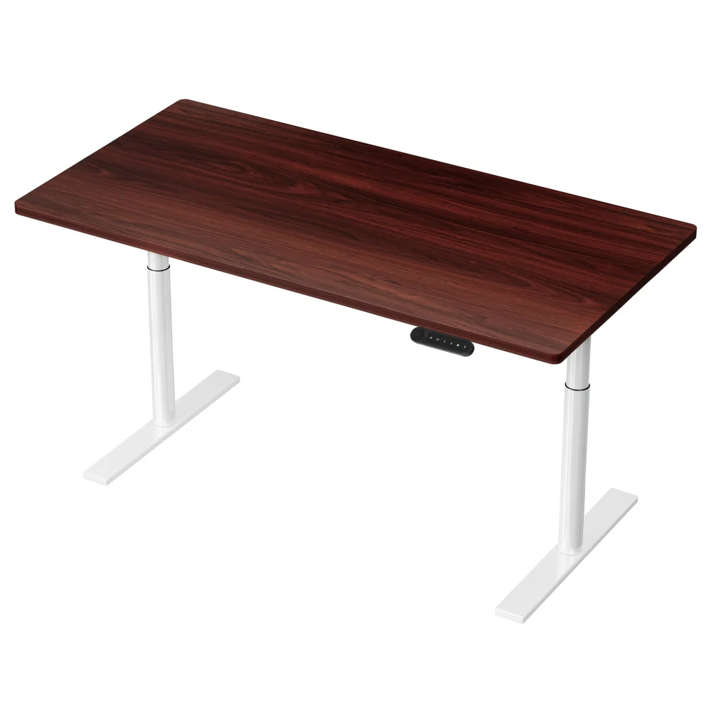 Standing Desk Motorised Electric Dual Motor 140CM Walnut - Image 7