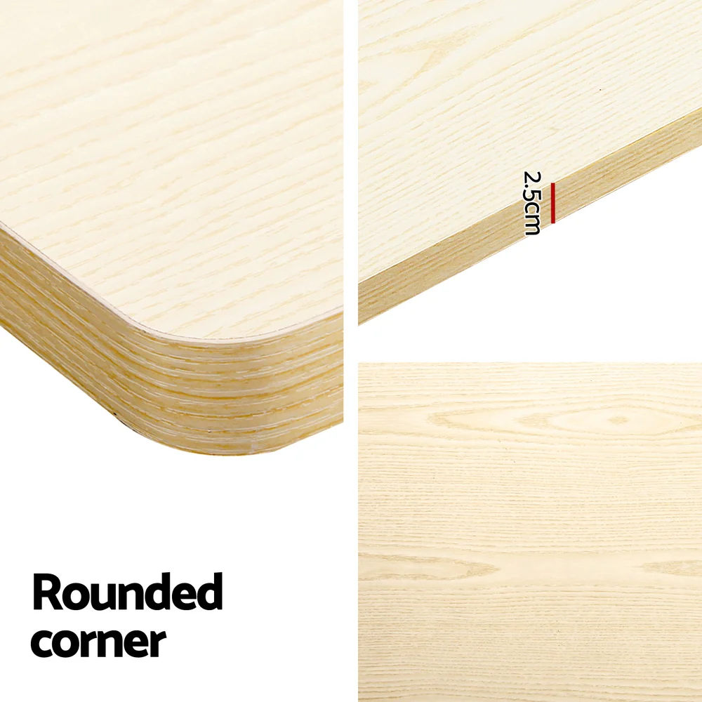 Standing Desk Motorised Electric Dual Motor 140CM White Oak - Image 3