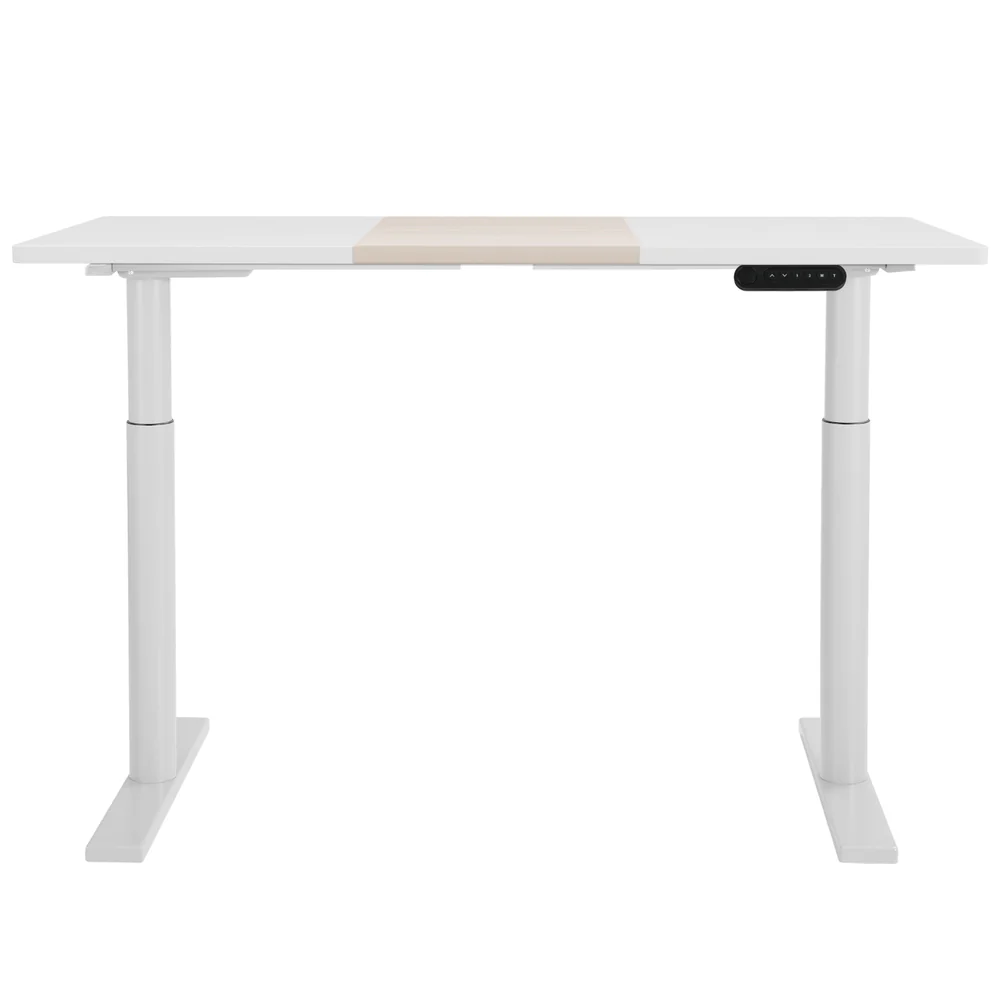 Standing Desk Motorised Electric Dual Motor 140CM White Pine - Image 3