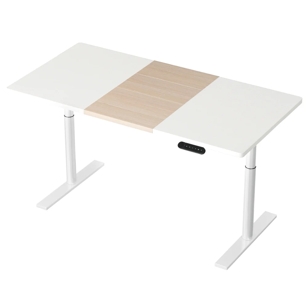 Standing Desk Motorised Electric Dual Motor 140CM White Pine - Image 7