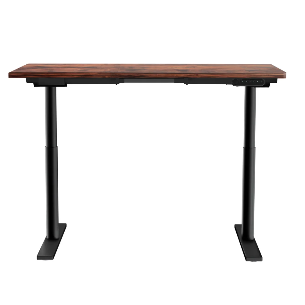 Standing Desk Motorised Electric Dual Motor Rustic Brown 120CM - Image 3