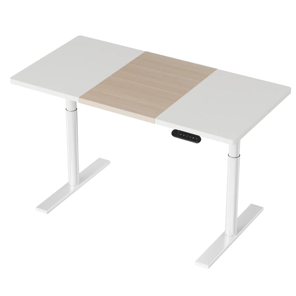 Standing Desk Motorised Electric Dual Motor Splice White Pine 120CM - Image 7