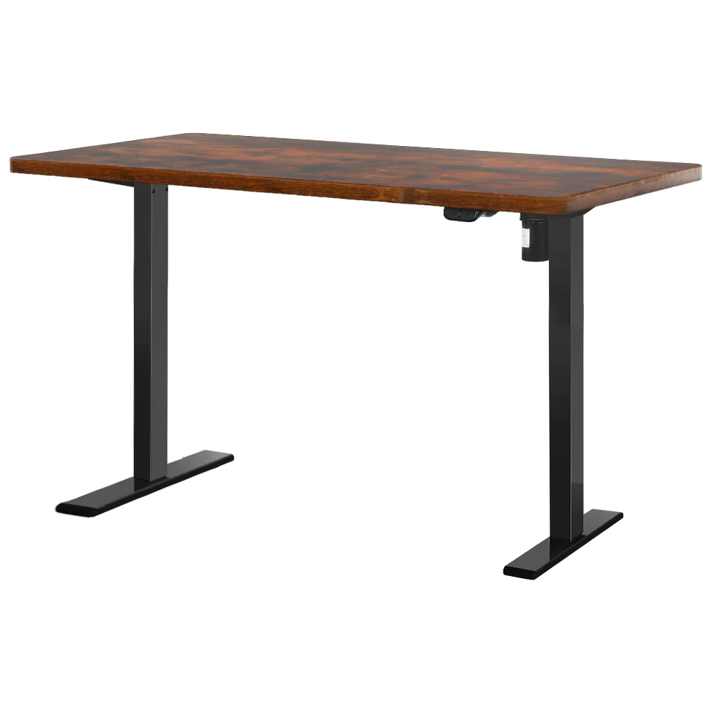 Standing Desk Motorised Rustic Brown 140CM - Image 7