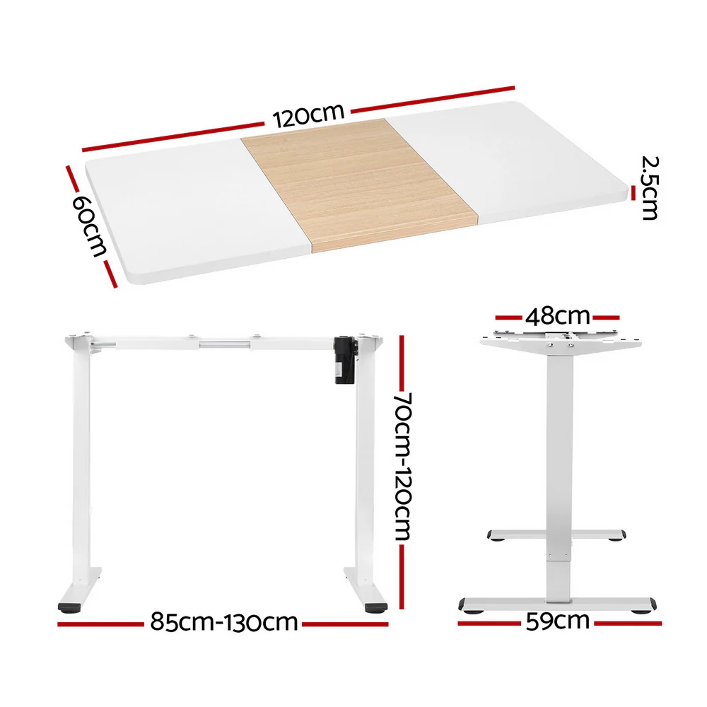 Standing Desk Motorised Sit Stand Desks 120CM - Image 2