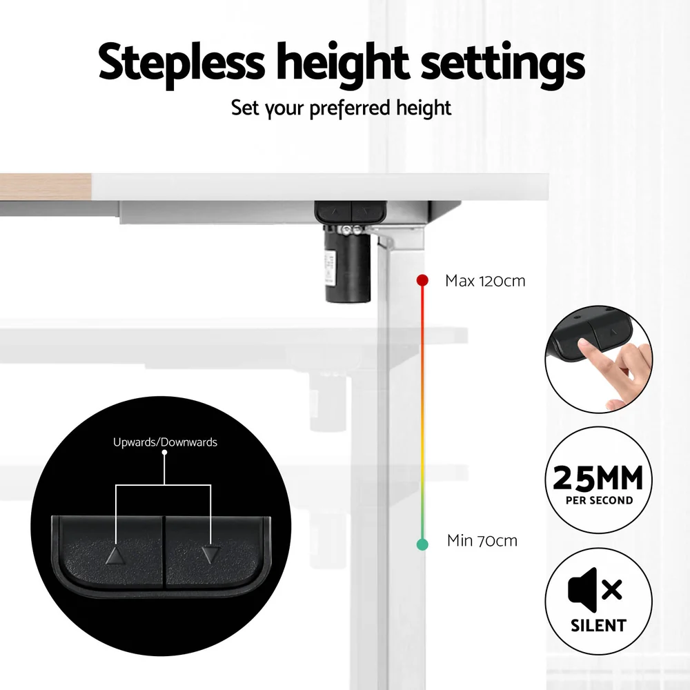 Standing Desk Motorised Sit Stand Desks 120CM - Image 5