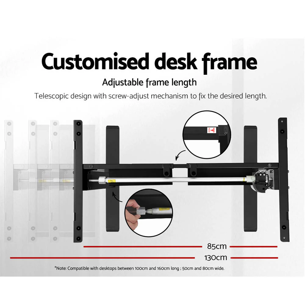 Standing Desk Motorised White 120CM - Image 5