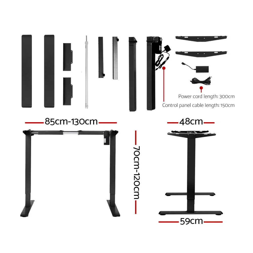 Standing Desk Motorised White 140CM - Image 2