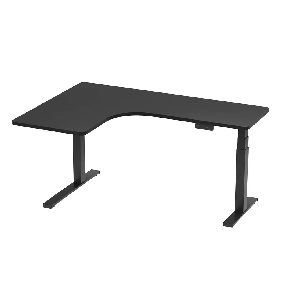 Standing Desks L-shape Motorised 160CM Black - Image 7